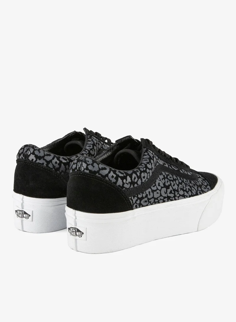 VANS Black Women’s Old Skool Stackform Shoes for Women | Best Price UAE